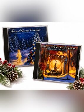 Trans-Siberian Orchestra 2 CD Lot Christmas Eve + Lost Christmas Eve TSO Bundle